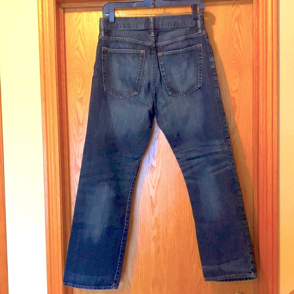 GAP Standard Fit 30 x 30” Indigo Wash denim blue jeans 100% cotton denim GUC